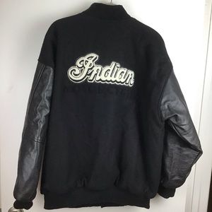 indian motorcycle varsity jacket